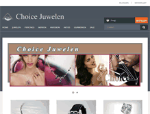 Tablet Screenshot of choicejuwelen.com